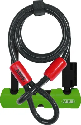 Produktbild von Abus Ultra Mini 410/150HB140+SH34 + Cobra 10/120 Green Schloss-Stahlkabel