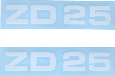 Zdjęcie produktu dla Zestaw naklejek MOGA 95 x 17 mm do motoroweru Zündapp ZD 25