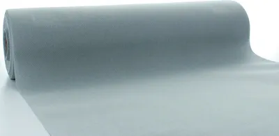 Produktbild von Airlaid Tischläufer Grau, 40 cm x 24 m , 1 Stück - Mank