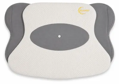 Kissenbezug für ergonomisches Nackenkissen, grau, 68x41 cm