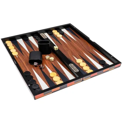 Produktbild von Backgammon Fourni groß mit Magnetverschluss, Brettspiel ab 6 Jahren
