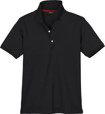 Produktbild von Redfield Basic Stretch-Poloshirt Übergröße schwarz