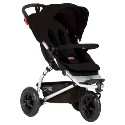 Produktbild von Mountain Buggy Swift, Betthimmel, All Terrain-Kinderwagen, Unisex, Aufblasbare Räder, Faltbar, Schwarz