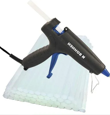 Image de Pistolet à colle chaude avec lot de 1 kg de bâtons de colle thermofusible