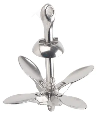 Produktbild von Bootsgreifer, 0,7 kg Klappanker für Marineyacht