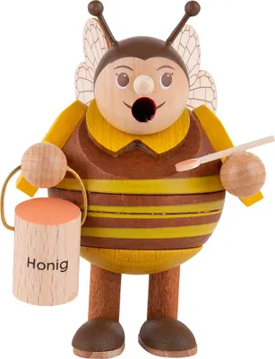 Productafbeelding van Biene - Miniatuur rookbeeldfiguur (9 cm), rookman van Richard Glässer