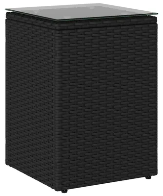 Produktbild von Beistelltisch Schwarz Poly-Rattan