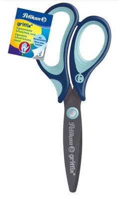 Produktbild von Pelikan SC1LB, Kind, Gerader Schnitt, Einzelbild, Blau, Kunst-& Handwerksscheren, Linkshändig