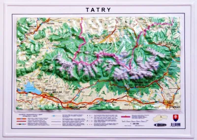 Obrázok produktu pre Tatra. Reliéfna mapa (3D)