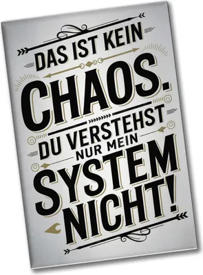 Produktbild von DAS IST KEIN CHAOS Souvenir Souvenir Magnet