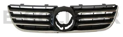 Kühlergrill Grill mit Chrom Streben für VW Polo 9N ab 2005-2009 – Produktansicht
