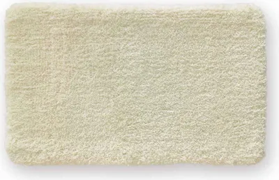 Produktbild von WohnDirect Hochflor Badematten Rechteckig MALMÖ Creme 60 x 100 cm