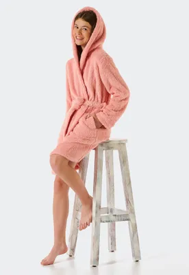 Produktbild von Schiesser Schüler Mädchen Bademantel ST rosé 164
