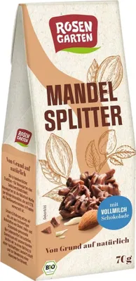 Produktbild von Mandelsplitter - Vollmilchschokolade 70g