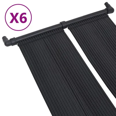 Immagine prodotto di Pannello solare per riscaldamento piscina 6 pezzi 80x310 cm