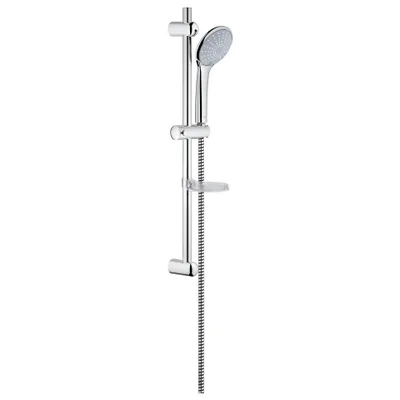 Produktbild von GROHE Brausestangenset Euphoria 110 Duo 27242_1, 2 Strahlarten, 9,5 l/min Durchflusskonstanthalter, mit Brausestange 600 mm, chrom