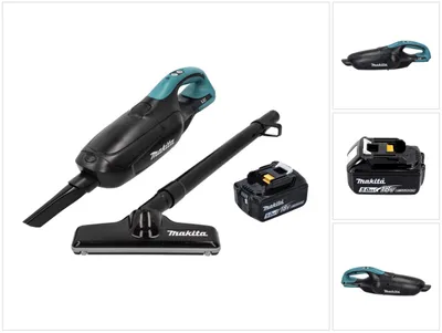 Immagine prodotto di Aspiratore a batteria Makita DCL 182 T1 B 18 V nero + 1x batteria ricaricabile 5,0 Ah - senza caricabatterie