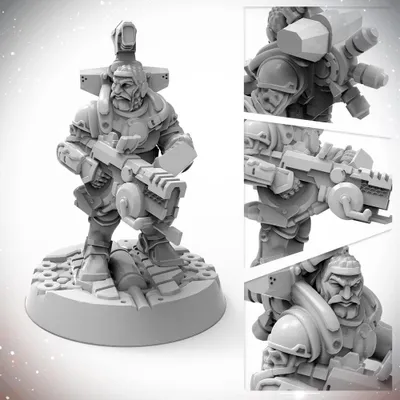 Produktbild von Starfinder-Zwergsoldat