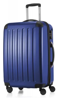 Produktbild von HAUPTSTADTKOFFER - Alex - Hartschalen-Koffer mit Erweiterung  Reisekoffer Hardcase Check-In Luggage 15-20 kg, expandable Trolley glossy 65 cm, 74 L,Dunkelblau