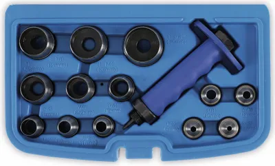 Zdjęcie produktu dla BGS TECHNIC Zestaw dziurkaczy, 566, 5...35 mm, 14 szt.