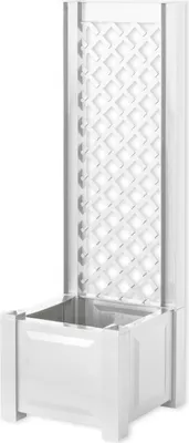 Produktbild von Pflanzkasten mit Spalier, weiß, 43 cm