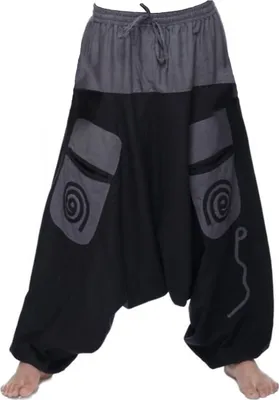 Produktbild von Aladinhose Freizeithose Haremshose Simandra Herren, grau L/XL