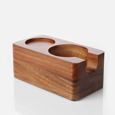Produktbild von Tamper 51 mm, Holztamper für Siebträger - Tap Box - Barista Zubehör - Naturbraun