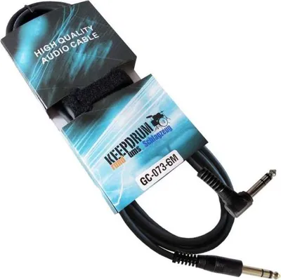 Obrázok produktu pre keepdrum GC-073 6 m stereo audio kábel 6,3 mm