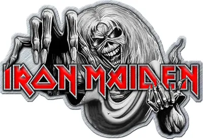 Image de Iron Maiden - Badge "Number Of The Beast" - Métal RO1869 (Taille unique) (Gris/Rouge)