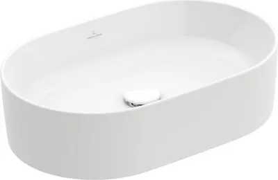 Produktbild von Villeroy & Boch VB Collaro Aufsatzwaschtisch 4A1956 560x360mm Oval Weiß Alpin CeramicPlus
