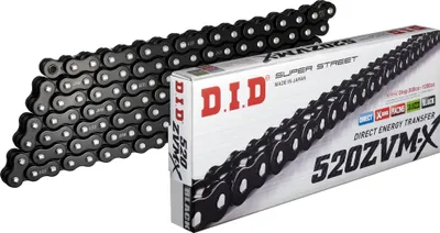 Produktbild von DID Kette "520ZVM-X BK&BK“ 5/8 x 1/4, Bl 118 Glieder