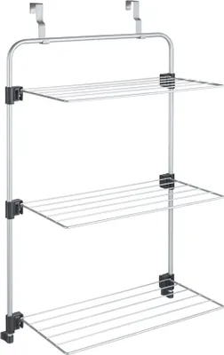 Zdjęcie produktu dla Koń na ubrania Metaltex Tomado Gale 11 metrów do zawieszenia na drzwiach srebrny