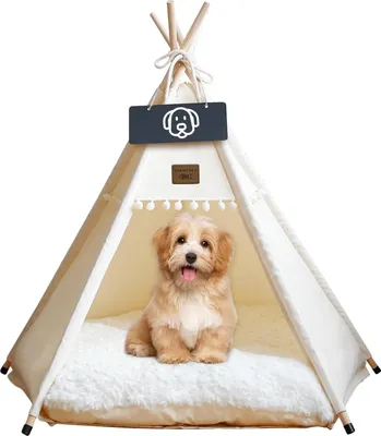 Produktbild von Bequeme Hundezelte mit weichen Plüschkissen