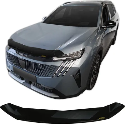 Image de Bra Capot Déflecteur Protection Pour Peugeot 5008 Depuis 2024, Aérodynamique, Assemblage Facile, Aucun perçage requis