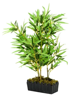 Produktbild von Künstlicher Bambusbaum 80 cm Grün - Dekoration für Innen und Außen, pflegeleicht
