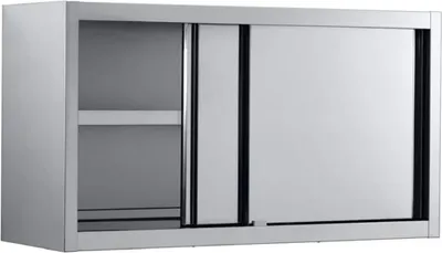 Immagine prodotto di Pensile Combisteel con 2 ante scorrevoli in acciaio inox, dimensioni 1000x400x660mm