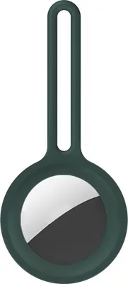 Image de étui en silicone liquide imoshion pour l'Apple AirTag - Vert
