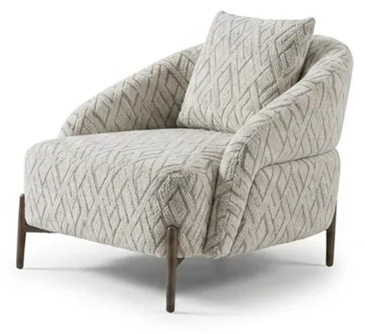 Zdjęcie produktu dla Fotel. Nowoczesny design. Kolor beżowy. Elegancki salon. Komfort