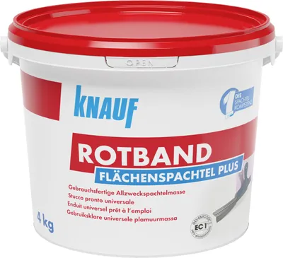 Produktbild von Knauf Rotband Flächenspachtel Plus 4 kg