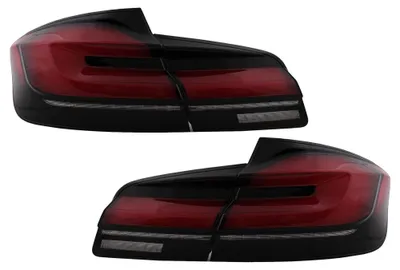Produktbild von LED Rücklichter Rückleuchten für BMW 5er F10 Rot Schwarz Dynamisches Blinker LCI G30 Design.