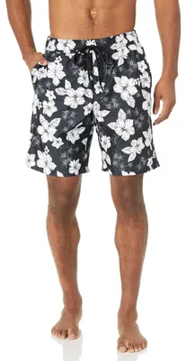 Productafbeelding van Essentials heren zwemshorts, lange badbroek, 23 cm met netvoering, zakken en koord