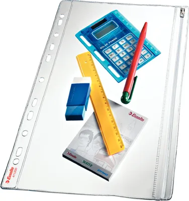Produktbild von Esselte 411200 Klarsichthülle 210 x 297 mm (A4) Metall, PVC 5 Stück(e)