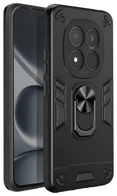 Image de Avizar, coque avec anneau magnétique pour Xiaomi Redmi Note 15 Pro 5G, noir