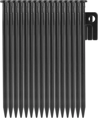 Produktbild von Famanu Set von 20 robusten Stahlbodenankern 25 cm - schwarz