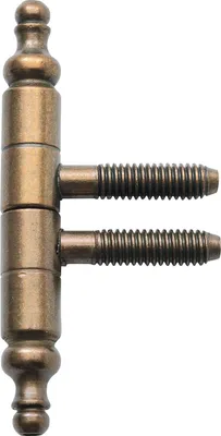 Image de Paumelle de style (charnière de porte) paumelle ø 9 mm ferrure de porte zinc laiton patiné
