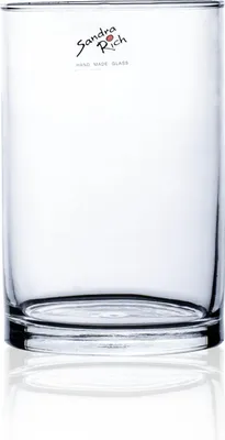 Produktbild von Glasvase "Cyli HC" Ø 10cm x 15cm | Zynlindrische Vase Blumenvase Glas