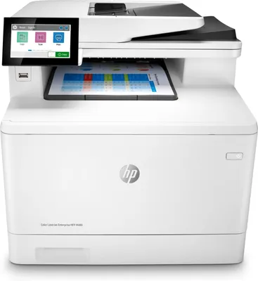 Obrázok produktu pre HP Color LaserJet Enterprise LaserJet Enterprise M480f Multifunction Farba Tlačiareň, Iba Ethernet; Kopírka, skener, Laser, Farebná tlač, 600 x 600 DPI, A4, Priama tlač, Biela, Čierna