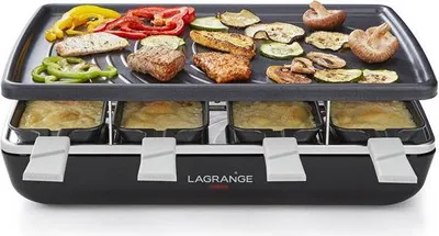 Immagine prodotto di Macchina per raclette per 8 persone 1200w + grill Lagrange 179301