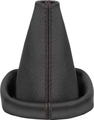 Produktbild von Schaltsack Naht rot Schaltmanschette Echtleder für VW Golf 5 Golf V