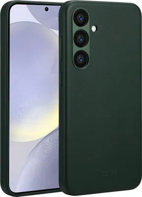 Image de Accezz MagSafe Leather Backcover pour le Samsung Galaxy S24 Plus - Cedar Green